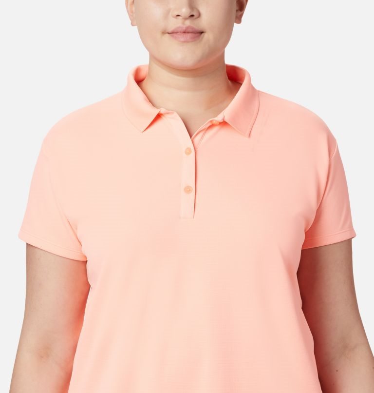 Tricouri Polo Columbia PFG Innisfree Scurte Sleeve Dama Roz | Plus Size CK97AM810